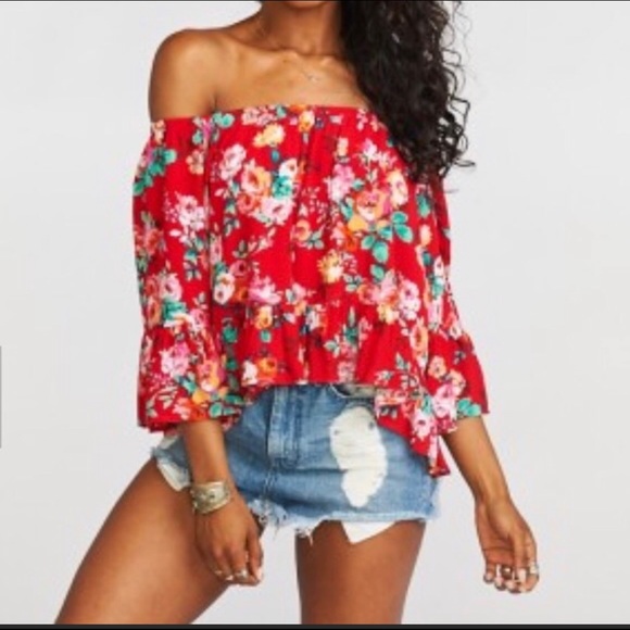 Show Me Your MuMu Tops - show me your MUMU Floral Top